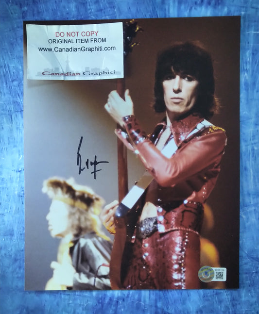 Bill Wyman Hand Signed Autograph 8x10 Photo BAS COA Rolling Stones