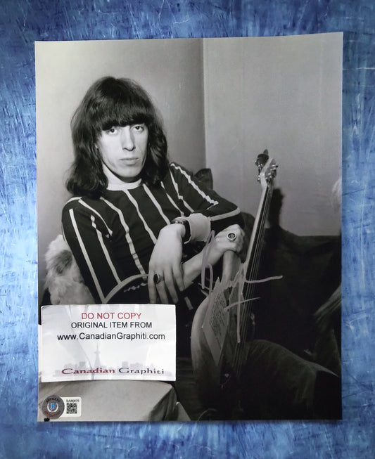 Bill Wyman Hand Signed Autograph 8x10 Photo BAS COA Rolling Stones