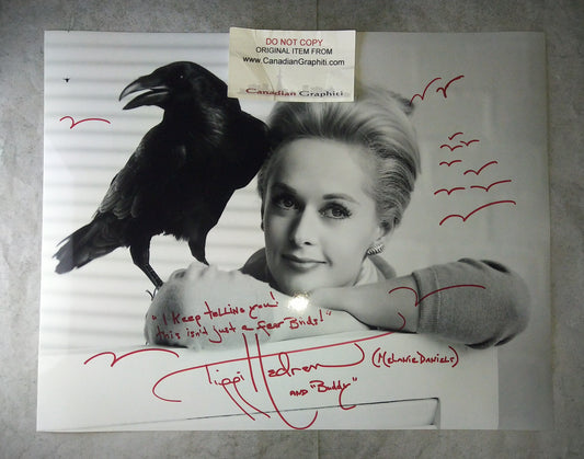 Tippi Hedren Hand Signed Autograph 11x14 Photo COA The Birds