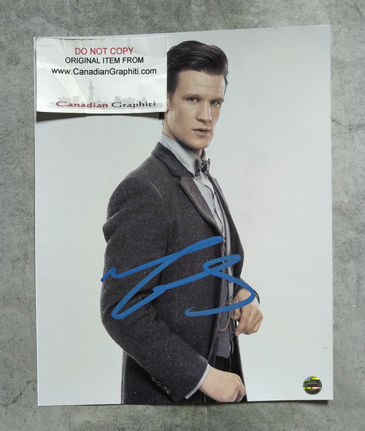 Matt Smith Hand Signed Autograph 8x10 Photo COA Doctor Who