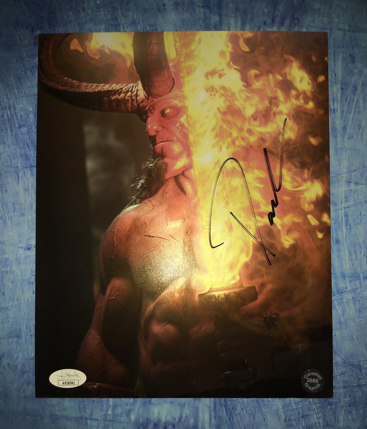 David Harbour Hand Signed Autograph 8x10 Photo COA Stranger Things