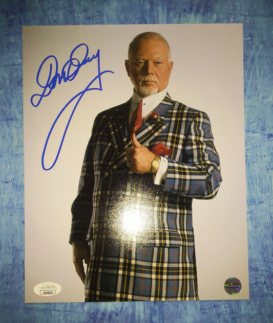 Don Cherry Hand Signed Autograph 8x10 Photo JSA COA Hockey Night In Canada