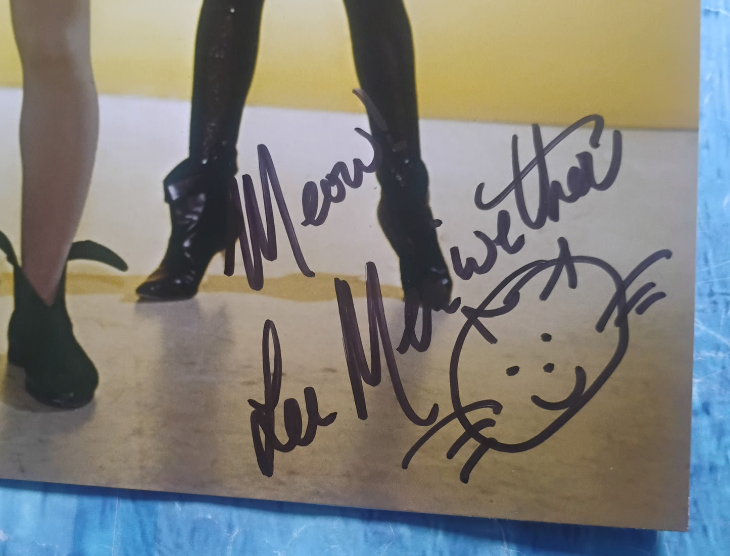 Burt Ward & Lee Meriwether Hand Signed Autograph 8x10 Photo COA