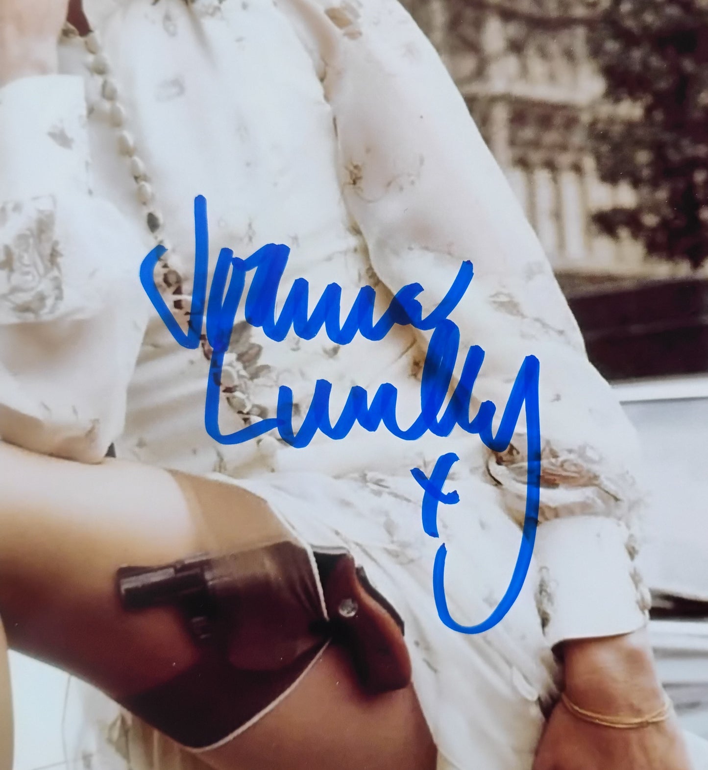 Joanna Lumley Hand Signed Autograph 8x10 Photo COA