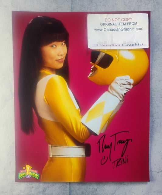 Thuy Trang Hand Signed Autograph 8x10 Photo COA Power Rangers