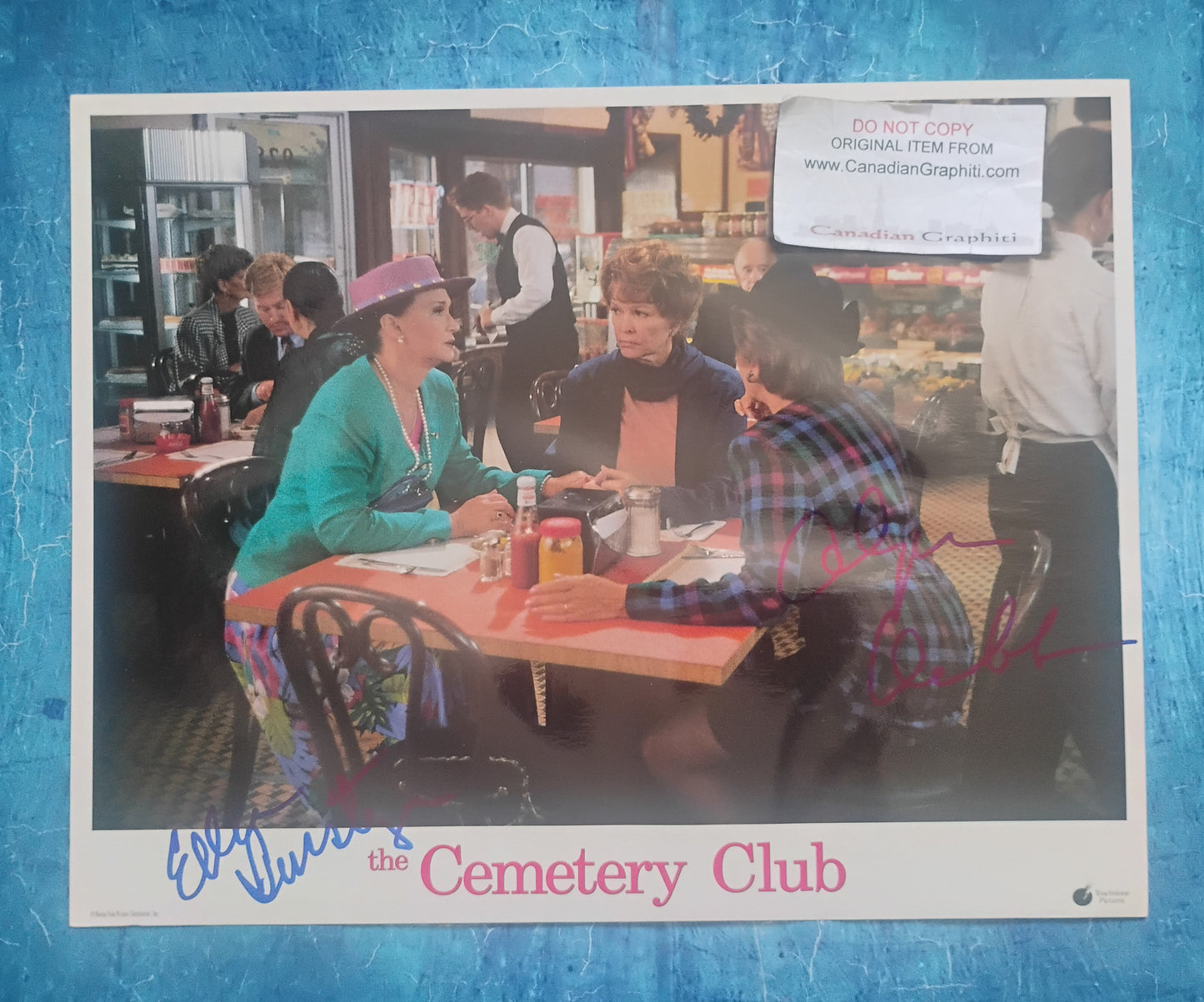 Ellen Burstyn & Olympia Dukakis Hand Signed Autograph 11x14 Photo JSA COA The Cemetery Club