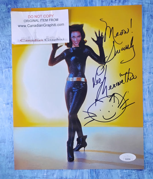 Lee Meriwether Hand Signed Autograph 8x10 Photo JSA COA Catwoman