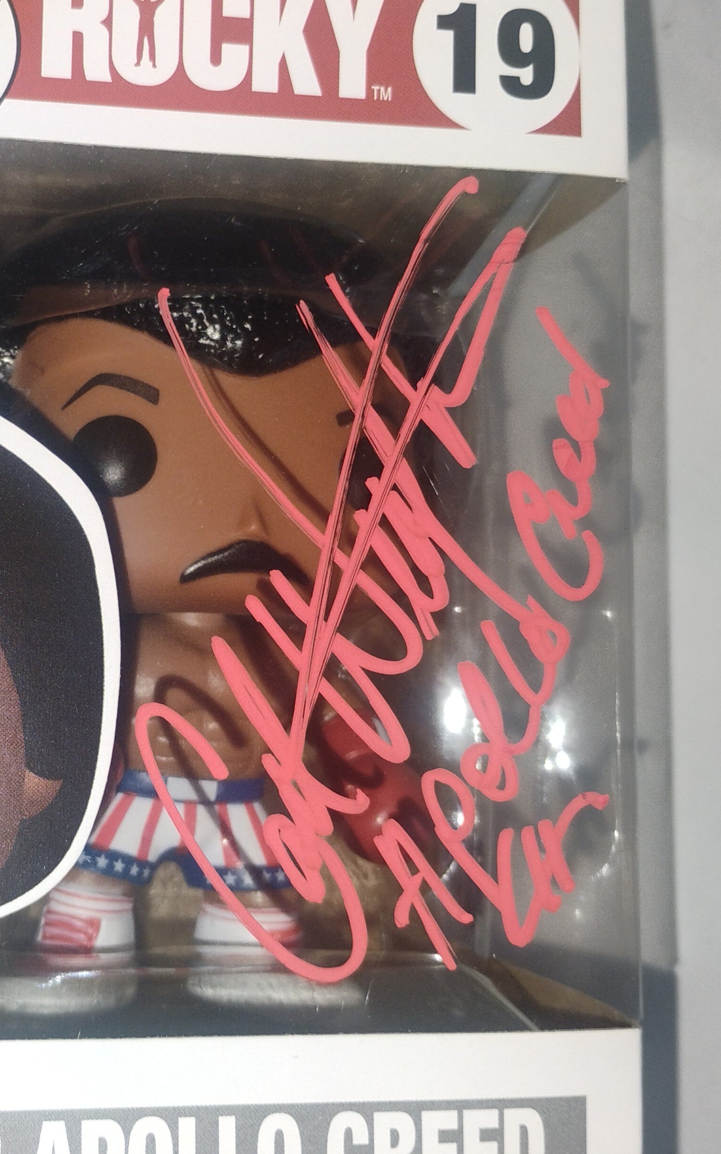 Carl Weathers Hand Signed Autograph Apollo Creed Funko Pop COA