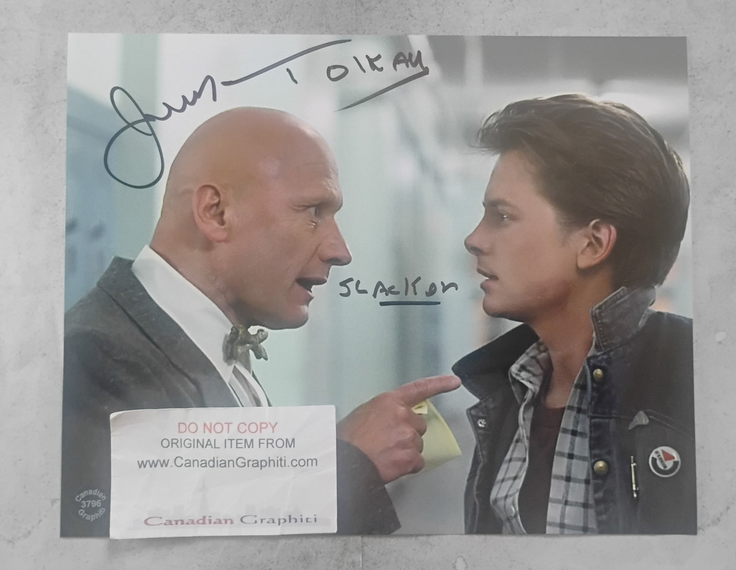 James Tolkan Hand Signed Autograph 8x10 Photo OPix COA Back To The Future