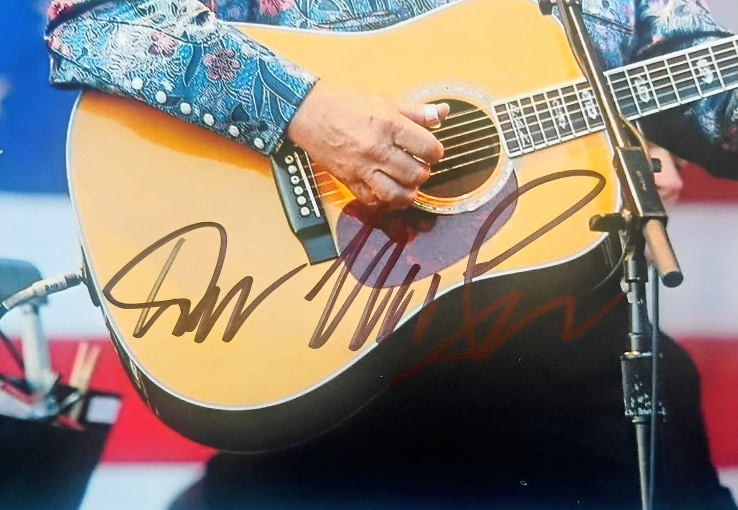 Don McLean Hand Signed Autograph 8x10 Photo BAS COA