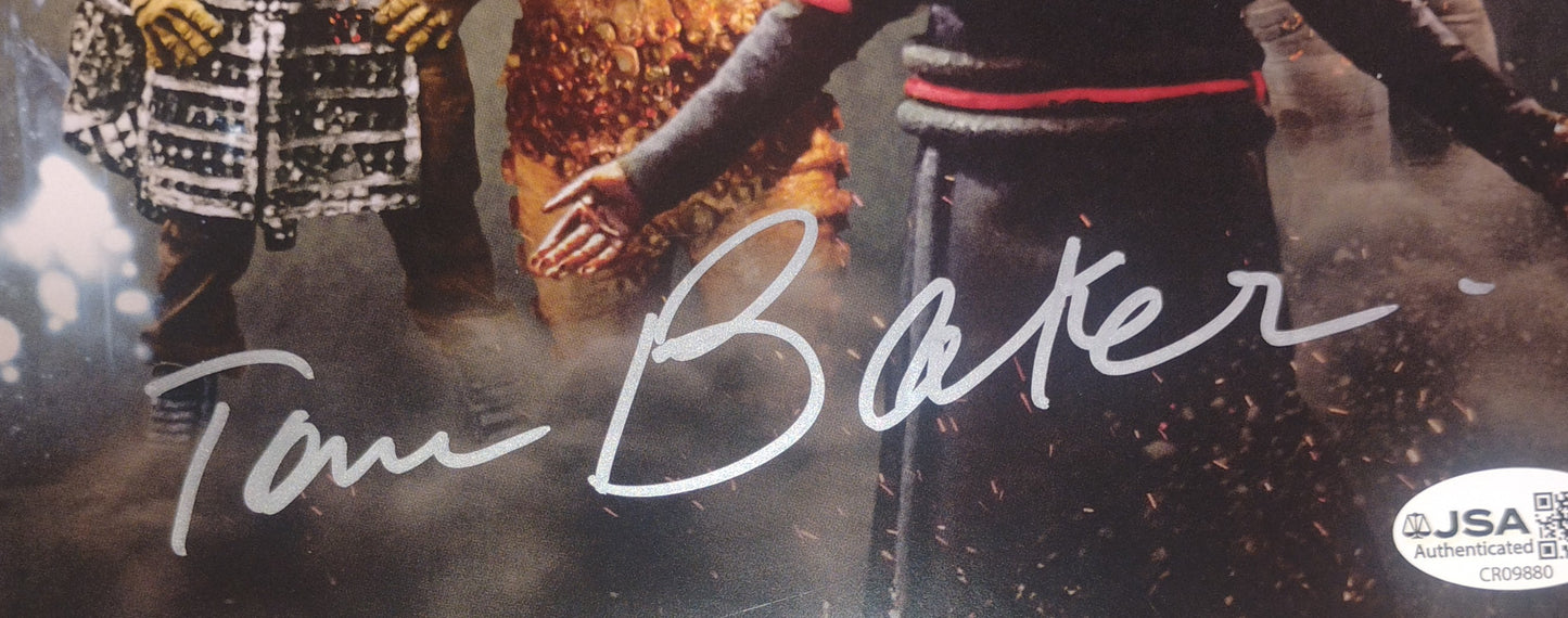 Tom Baker Hand Signed Autograph Photo JSA COA Doctor Who