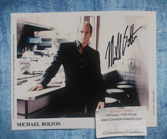 Michael Bolton Hand Signed Autograph 8x10 Photo COA