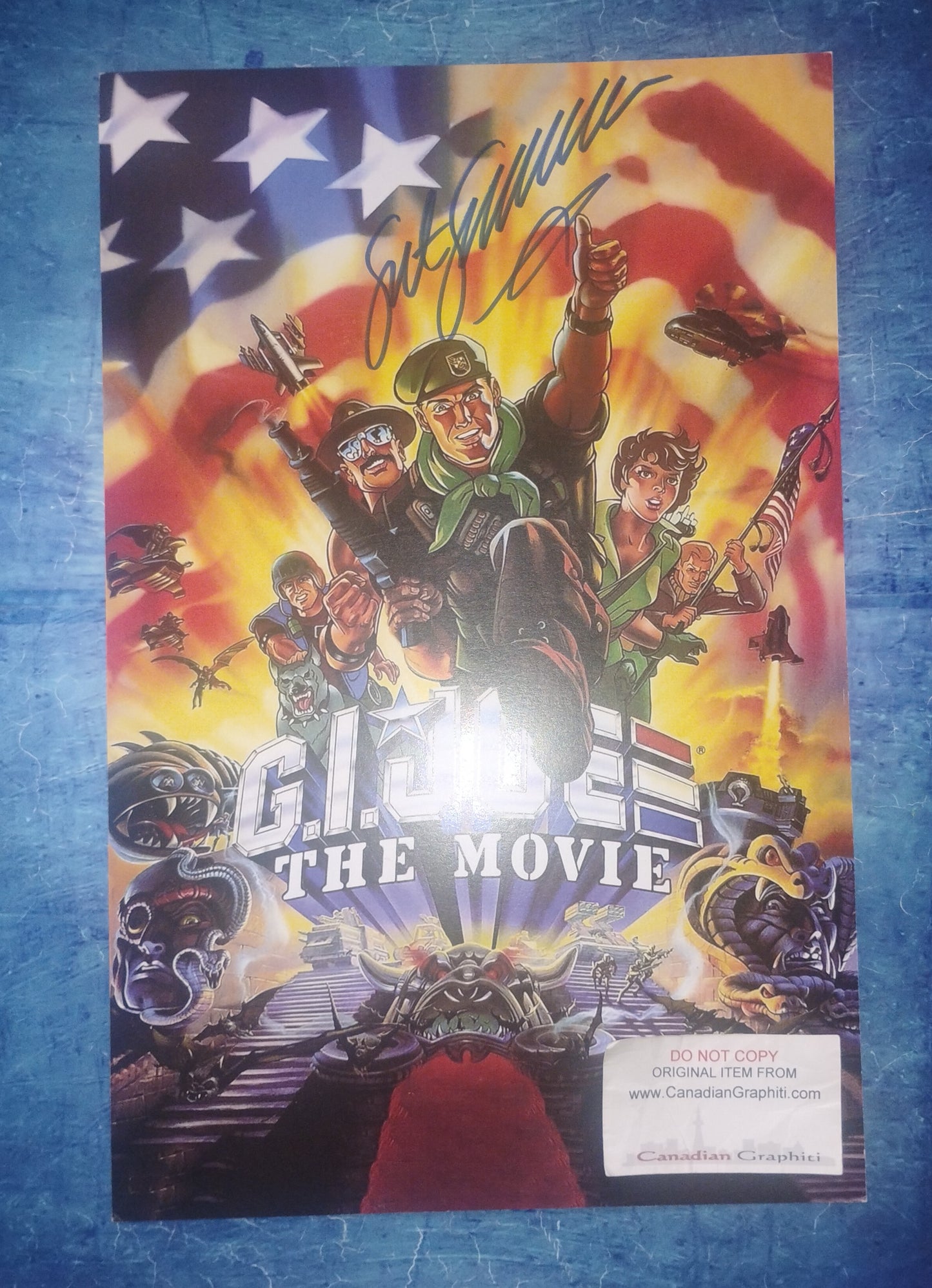 Sgt Slaughter Robert Remus Hand Signed Autograph 11x17 Photo COA GI Joe