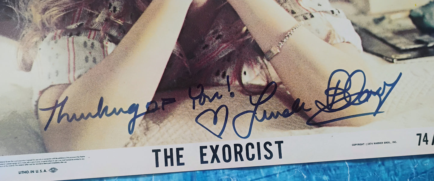 Linda Blair Hand Signed Autograph 8x10 Photo PSA COA Exorcist