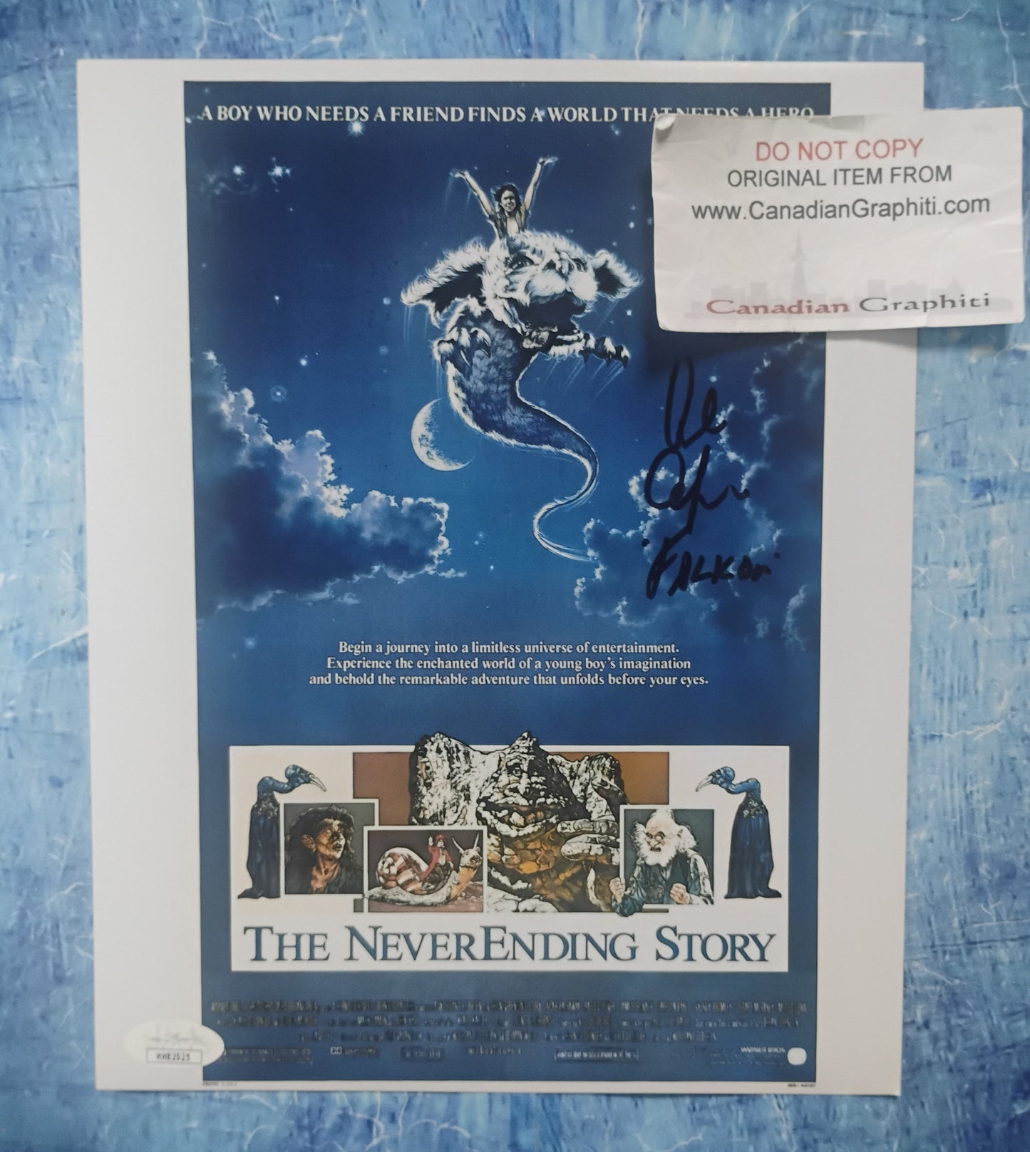 Alan Oppenheimer Hand Signed Autograph 8x10 Photo JSA COA Falkor