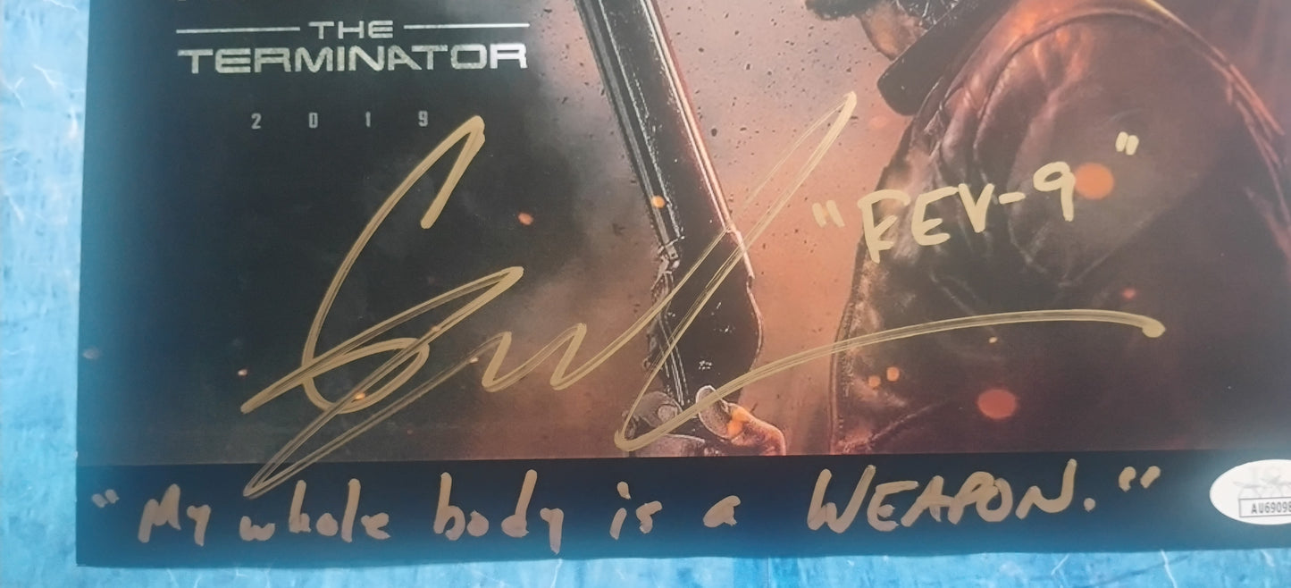 Gabriel Luna Hand Signed Autograph 8x10 Photo JSA COA Terminator Dark Fate