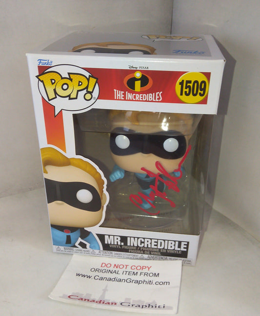 Craig T Nelson Hand Signed Autograph Mr Incredible Funko Pop COA + PSA