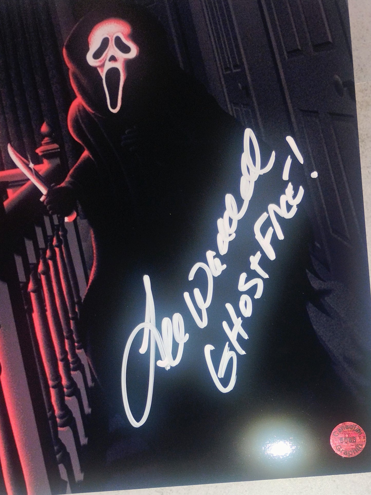 Roger L Jackson & Lee Waddell Hand Signed Autograph 8x10 Photo COA Scream