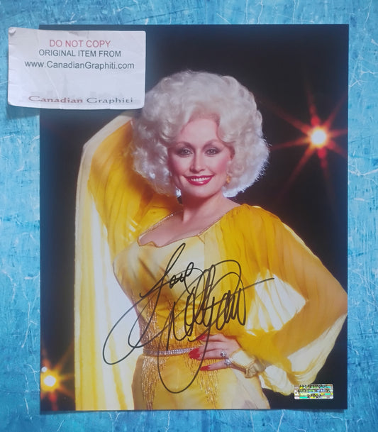 Dolly Parton Hand Signed Autograph 8x10 Photo COA