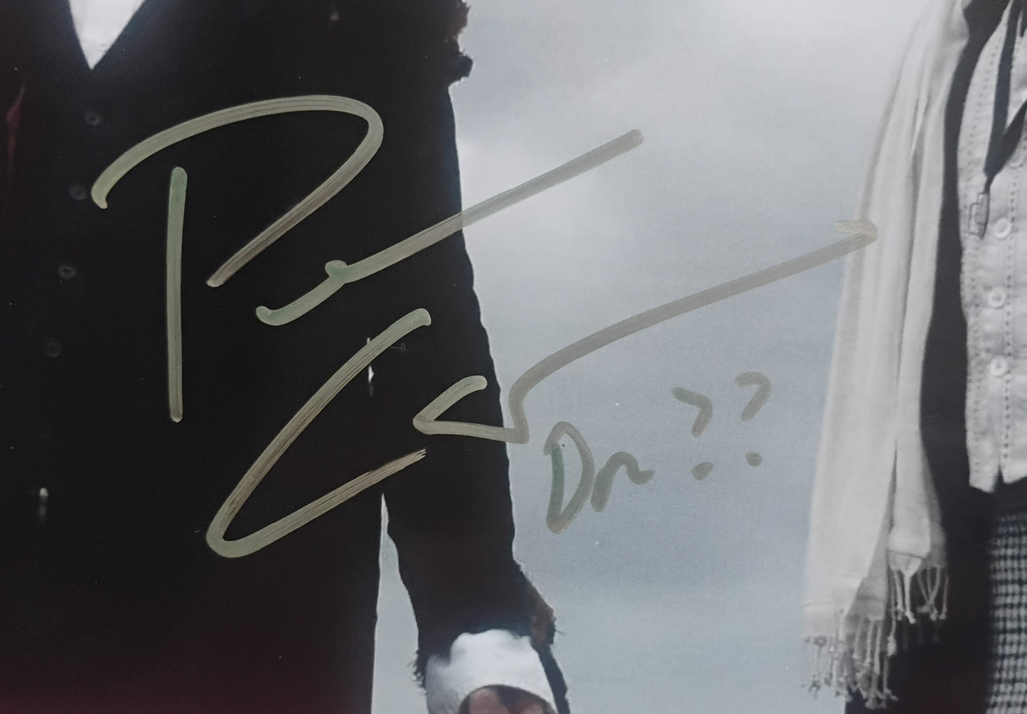Peter Capaldi & David Bradley Hand Signed Autograph 8x10 Photo COA Doctor Who