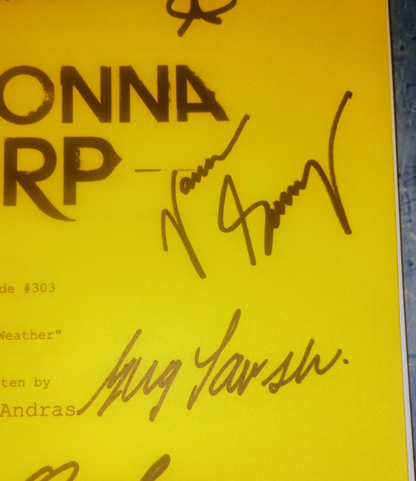 Wynonna Earp 6x Cast Hand Signed Autograph Script COA