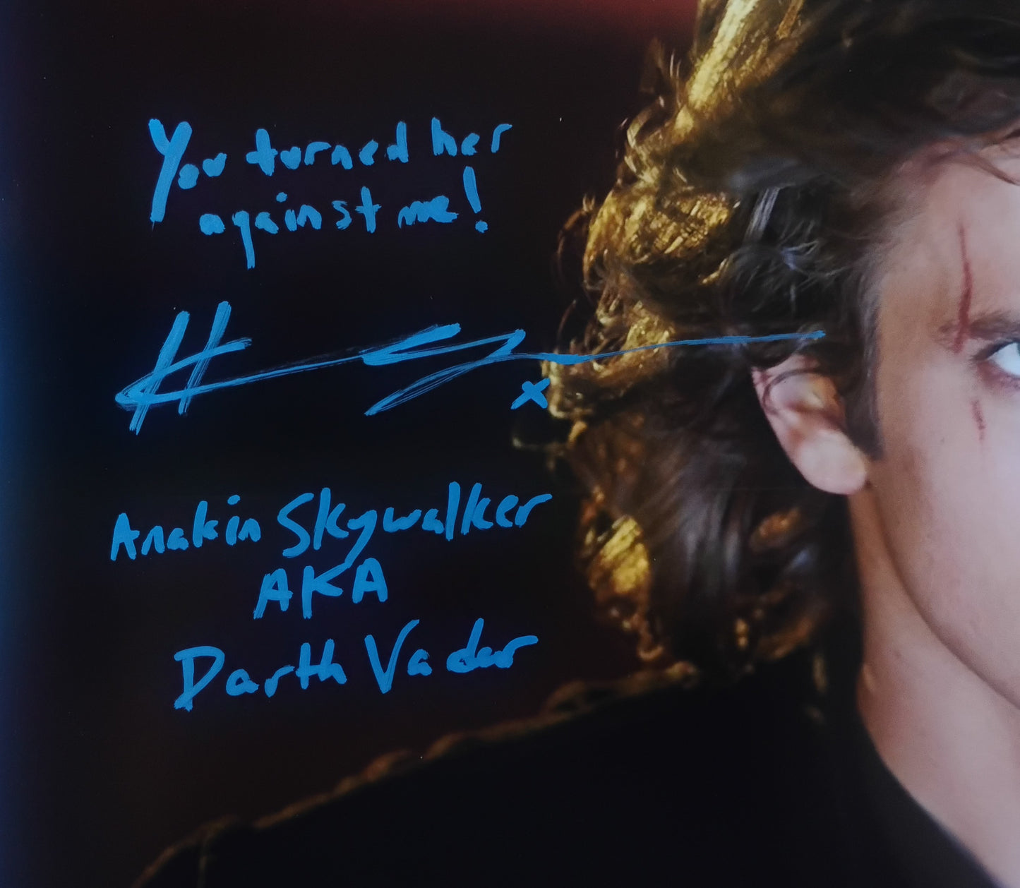 Hayden Christensen Hand Signed Autograph 11x14 Photo COA Star Wars