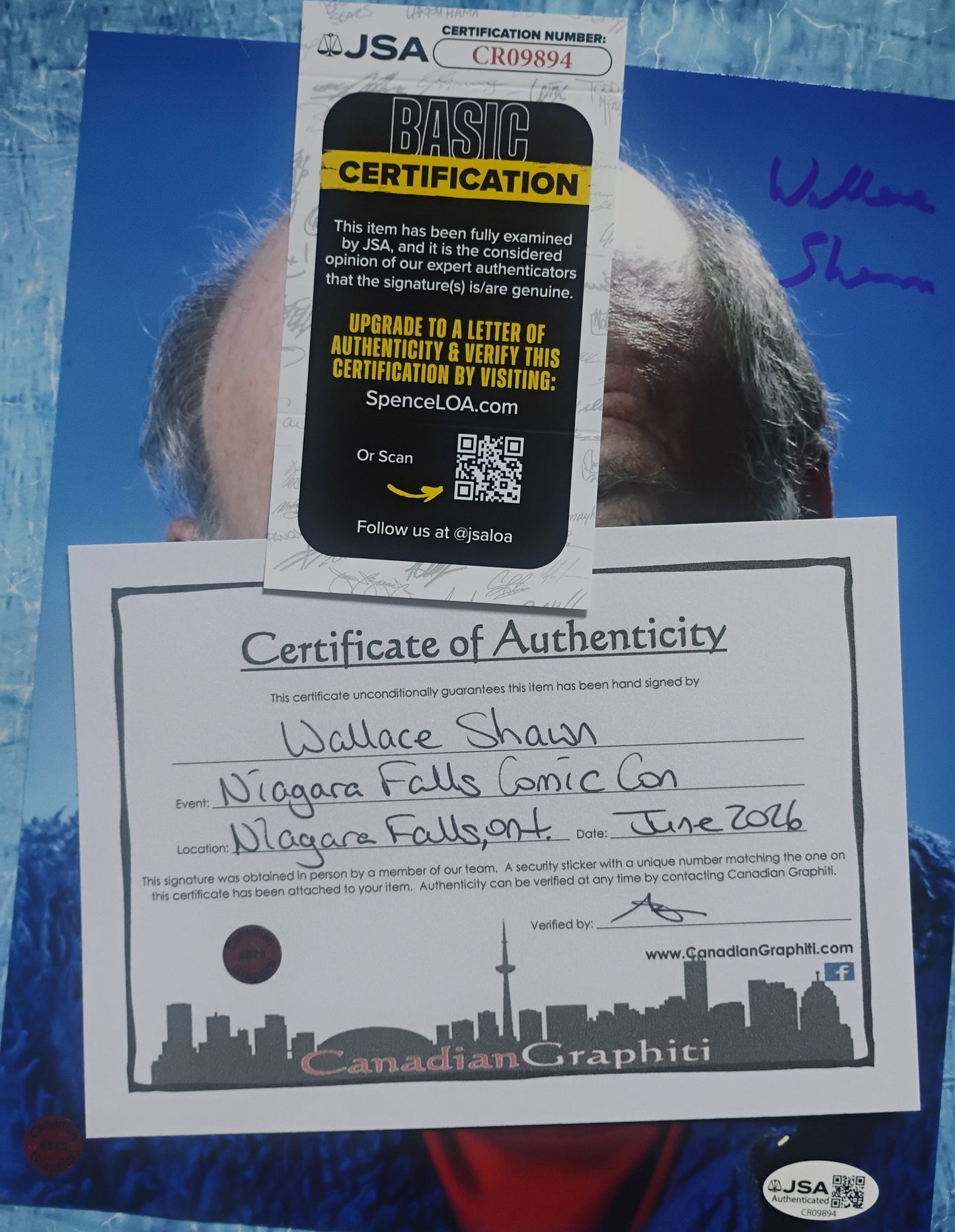 Wallace Shawn Hand Signed Autograph 8x10 Photo JSA COA
