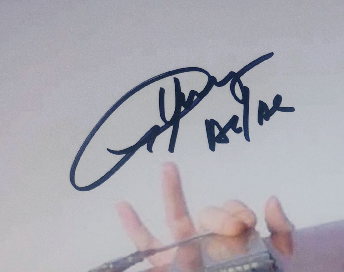 Angus Young AC/DC Hand Signed Autograph 8x10 Photo COA