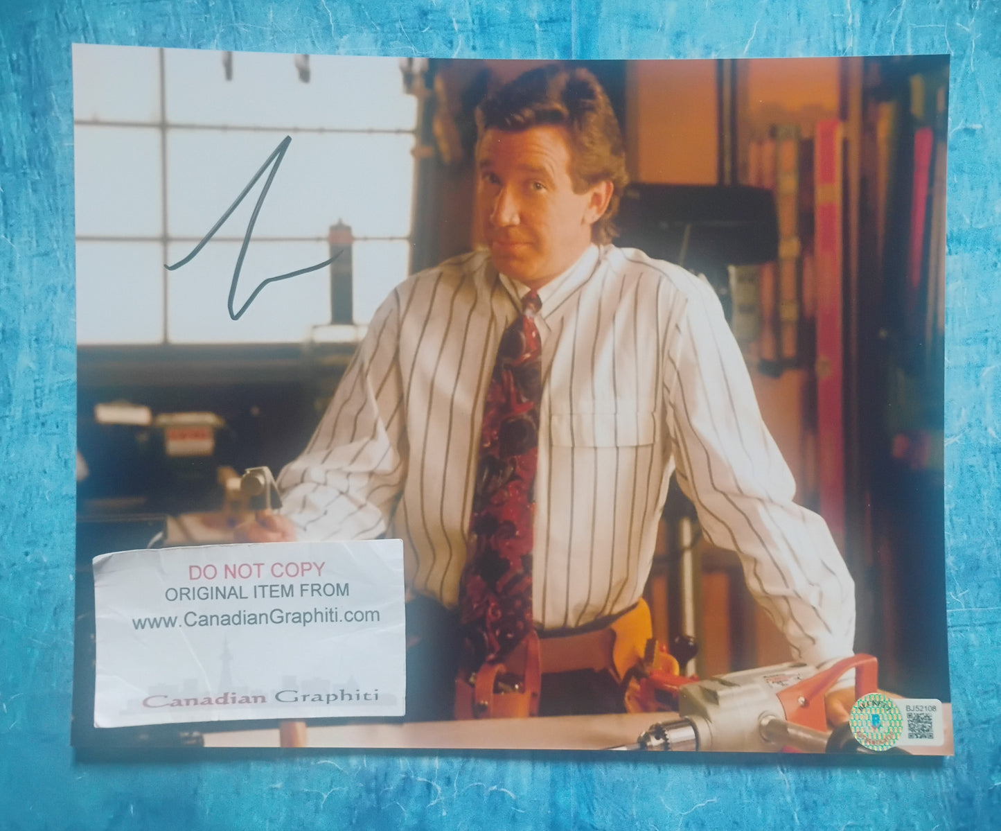 Tim Allen Hand Signed Autograph 8x10 Photo BAS COA Home Improvement