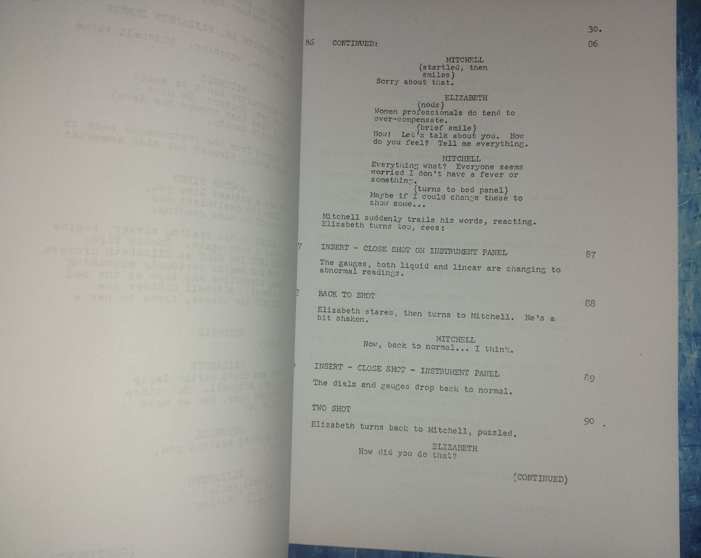 William Shatner Hand Signed Autograph Star Trek Script OPix COA