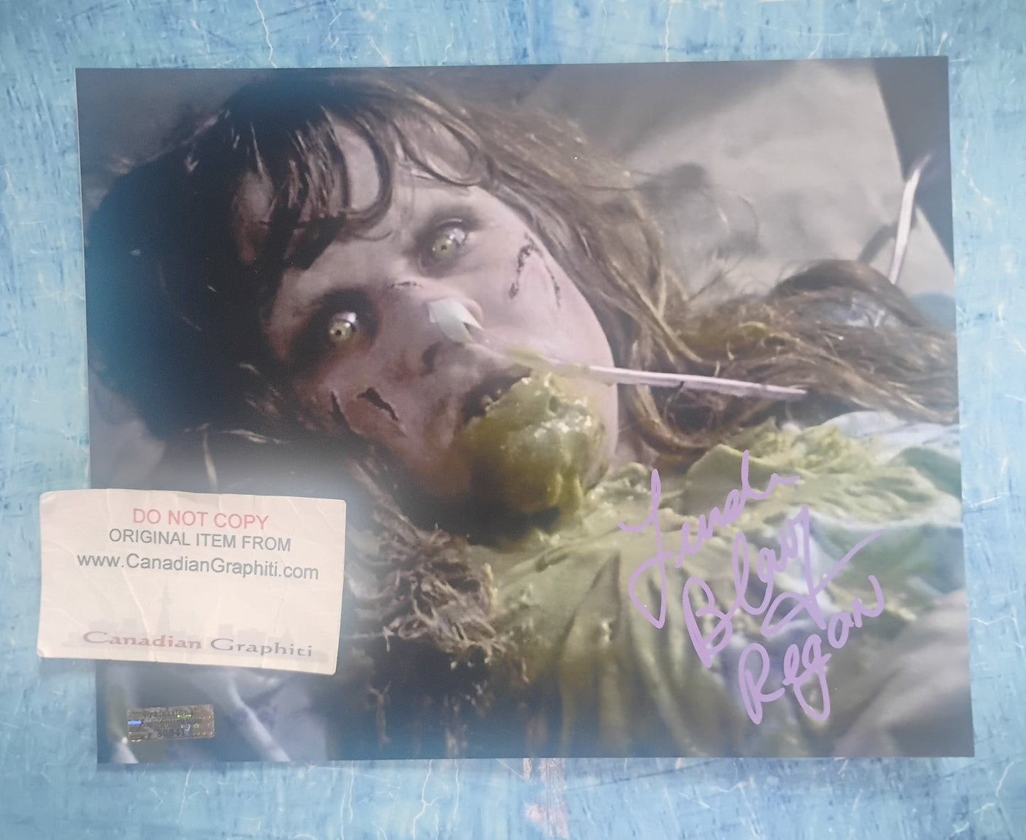 Linda Blair Hand Signed Autograph 8x10 Photo COA The Exorcist
