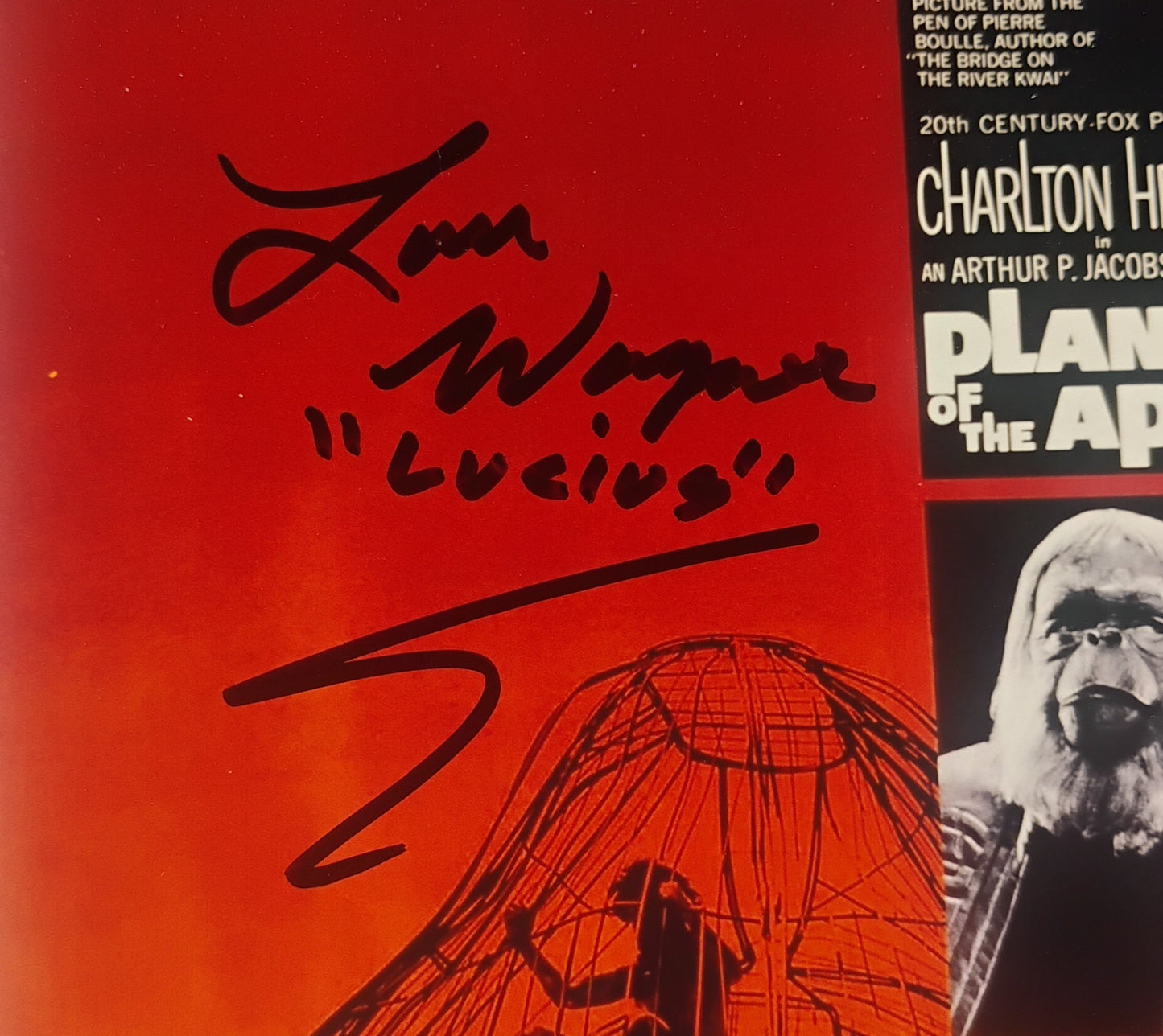 Linda Harrison & Lou Wagner Hand Signed Autograph Photo JSA COA Planet Of The Apes