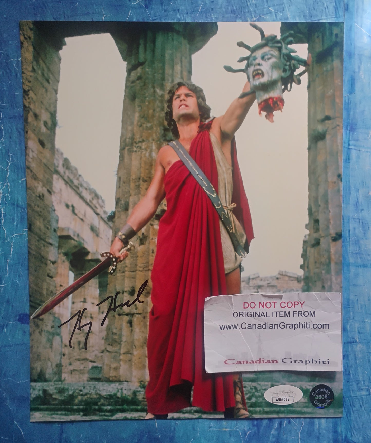 Harry Hamlin Hand Signed Autograph 8x10 Photo JSA COA Clash Of The Titans