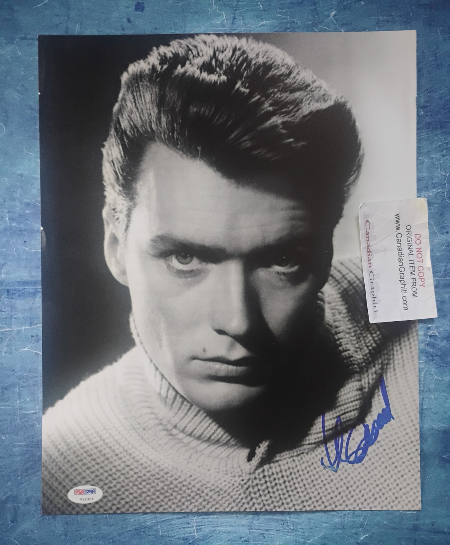 Clint Eastwood Hand Signed Autograph 11x14 Photo PSA COA