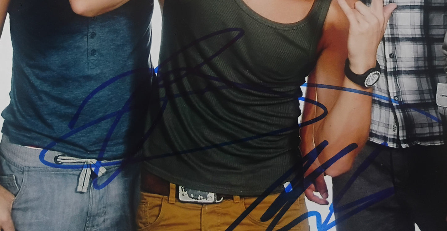 The Wanted Hand Signed Autograph 8x10 Photo PSA COA Tom Parker, Max George, Siva Kaneswaran & Jay McGuiness