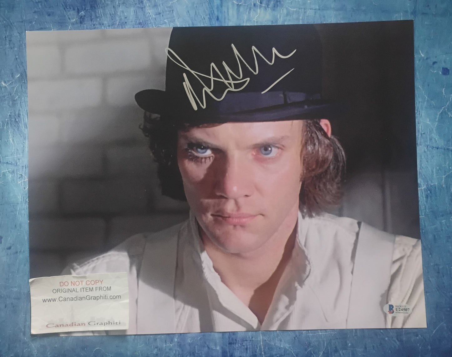 Malcolm McDowell Hand Signed Autograph 11x14 Photo BAS COA A Clockwork Orange