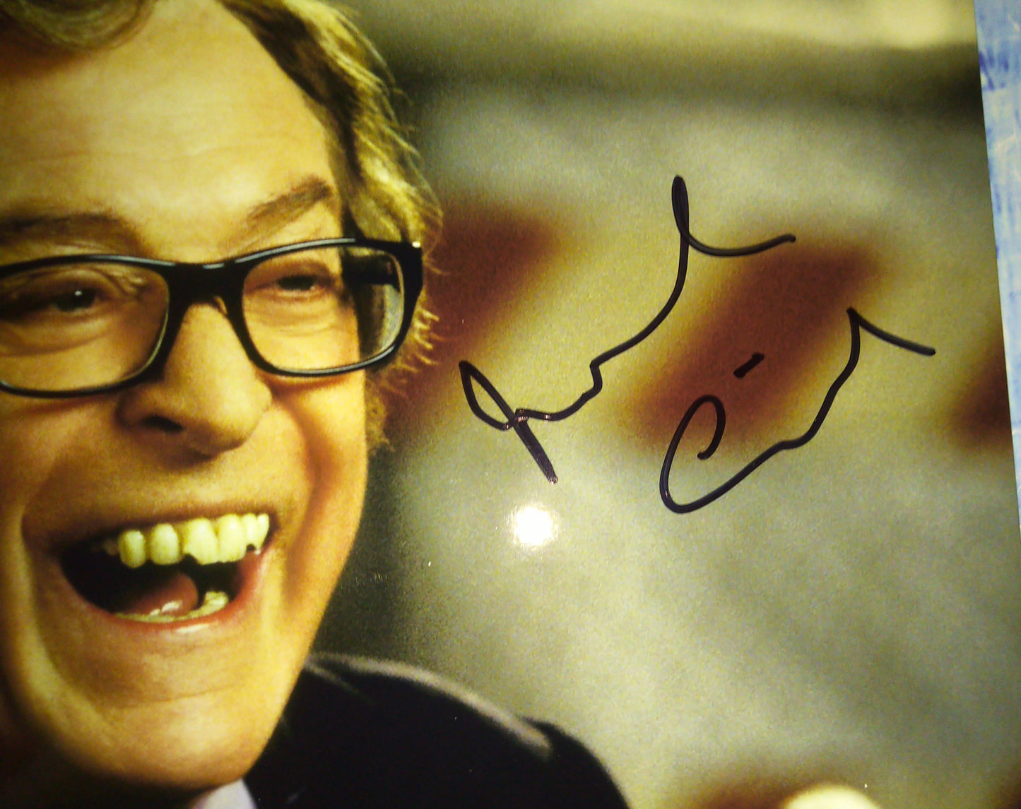 Michael Caine Hand Signed Autograph 8x10 Photo COA Austin Powers