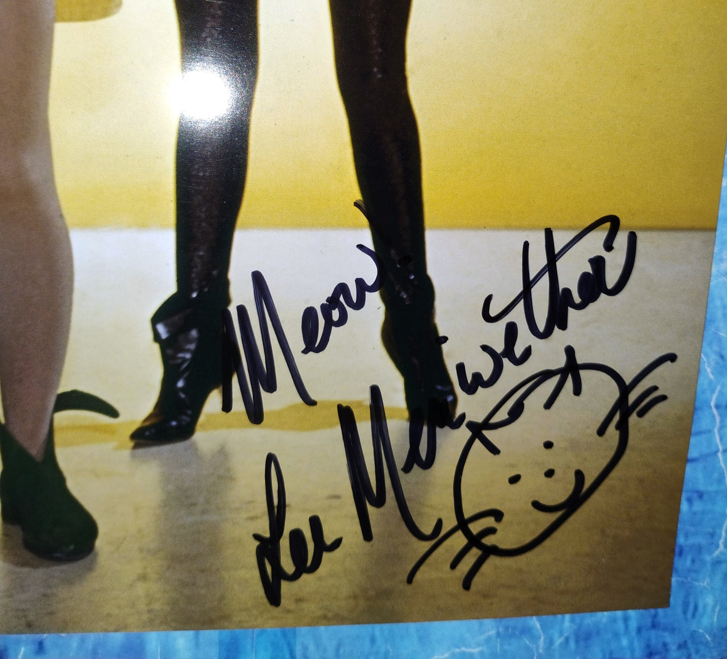 Burt Ward & Lee Meriwether Hand Signed Autograph 8x10 Photo COA