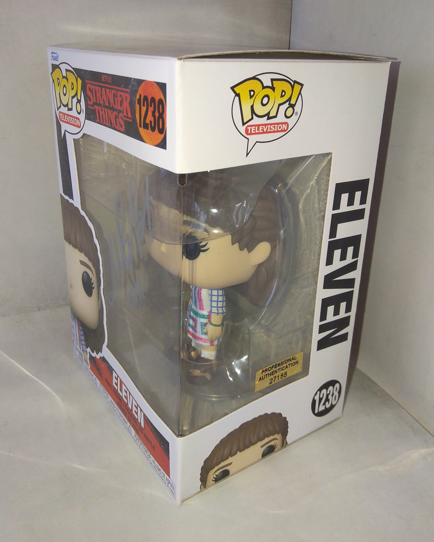 Millie Bobby Brown Hand Signed Autograph Stranger Things Funko Pop COA