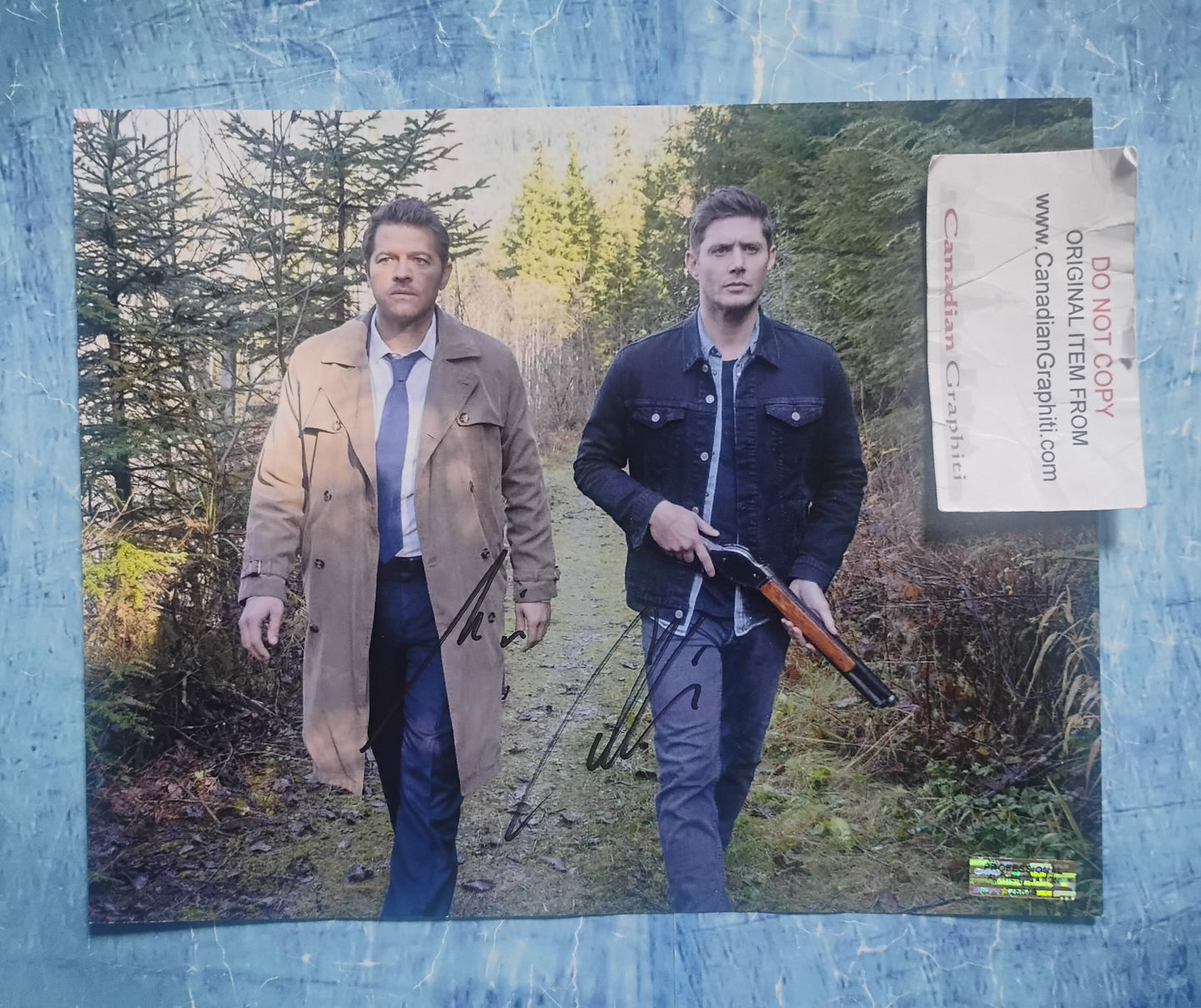 Misha Collins Hand Signed Autograph 8x10 Photo COA Supernatural
