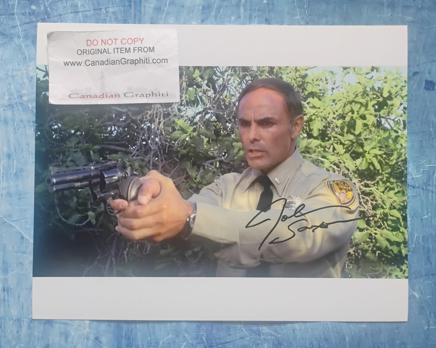 John Saxon Hand Signed Autograph 8x10 Photo COA Nightmare On Elm Street