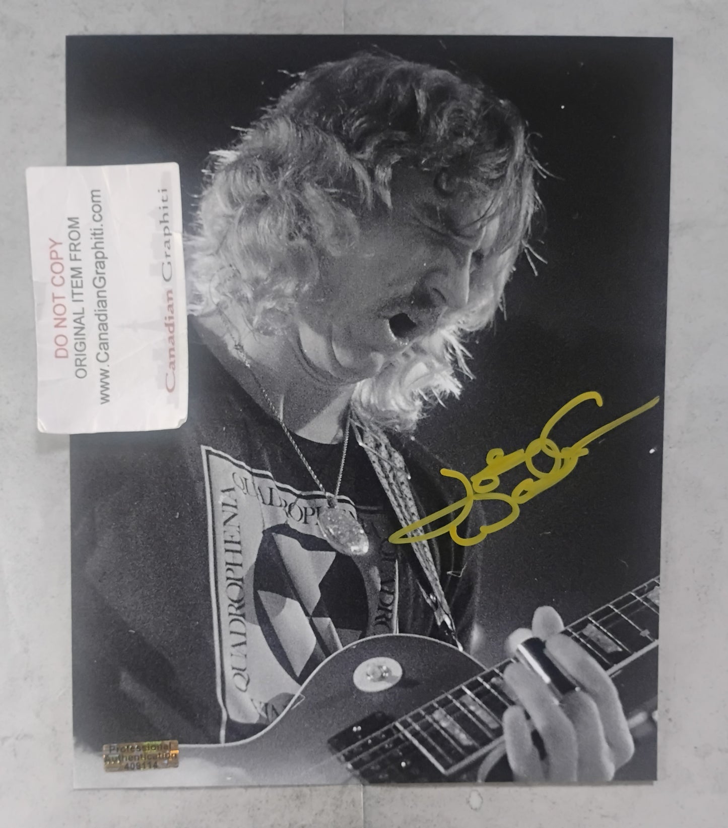 Joe Walsh Hand Signed Autograph 8x10 Photo COA The Eagles