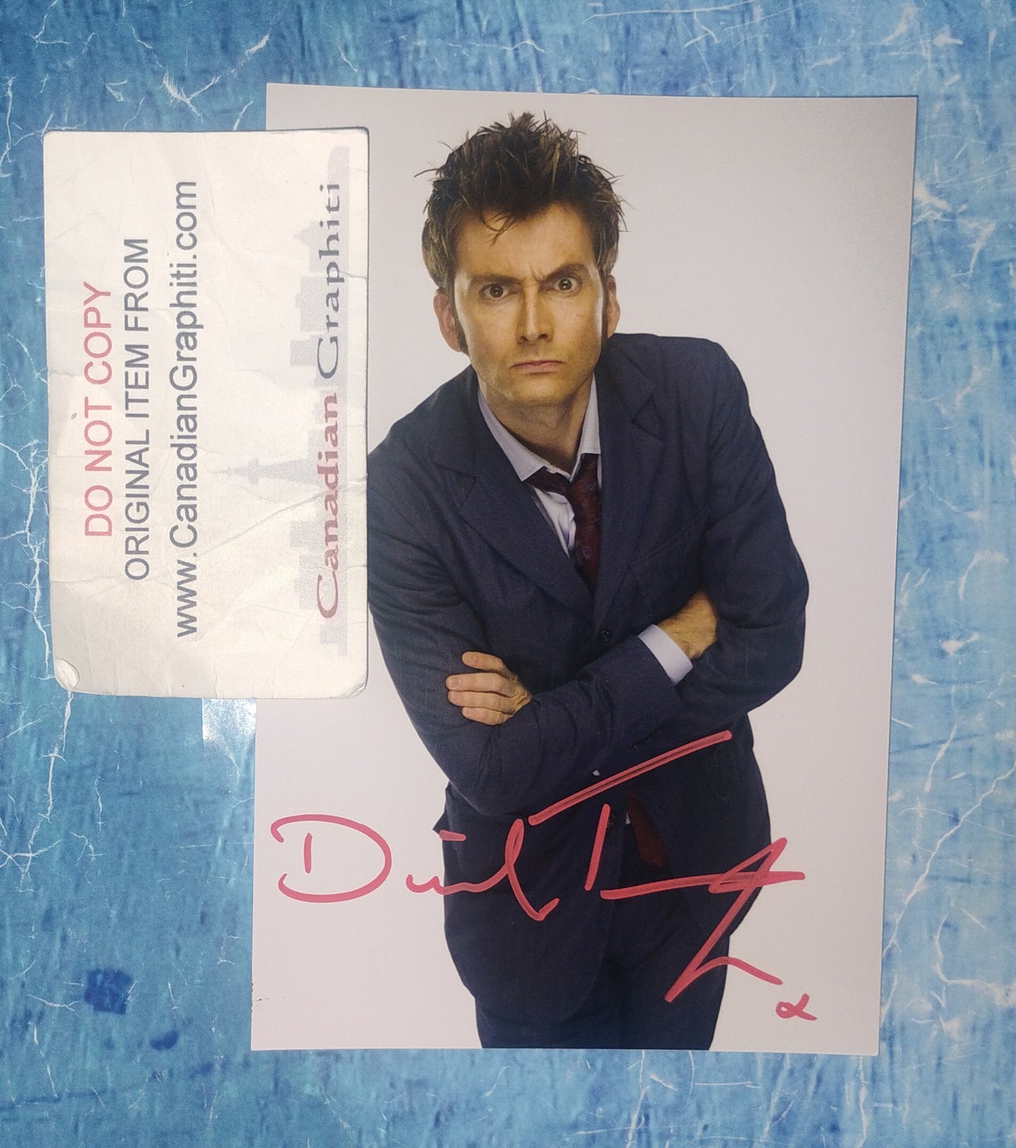 David Tennant Hand Signed Autograph Photo COA Doctor Who
