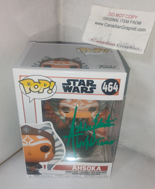 Ashley Eckstein Hand Signed Autograph Ahsoka Tano Funko Pop COA Star Wars