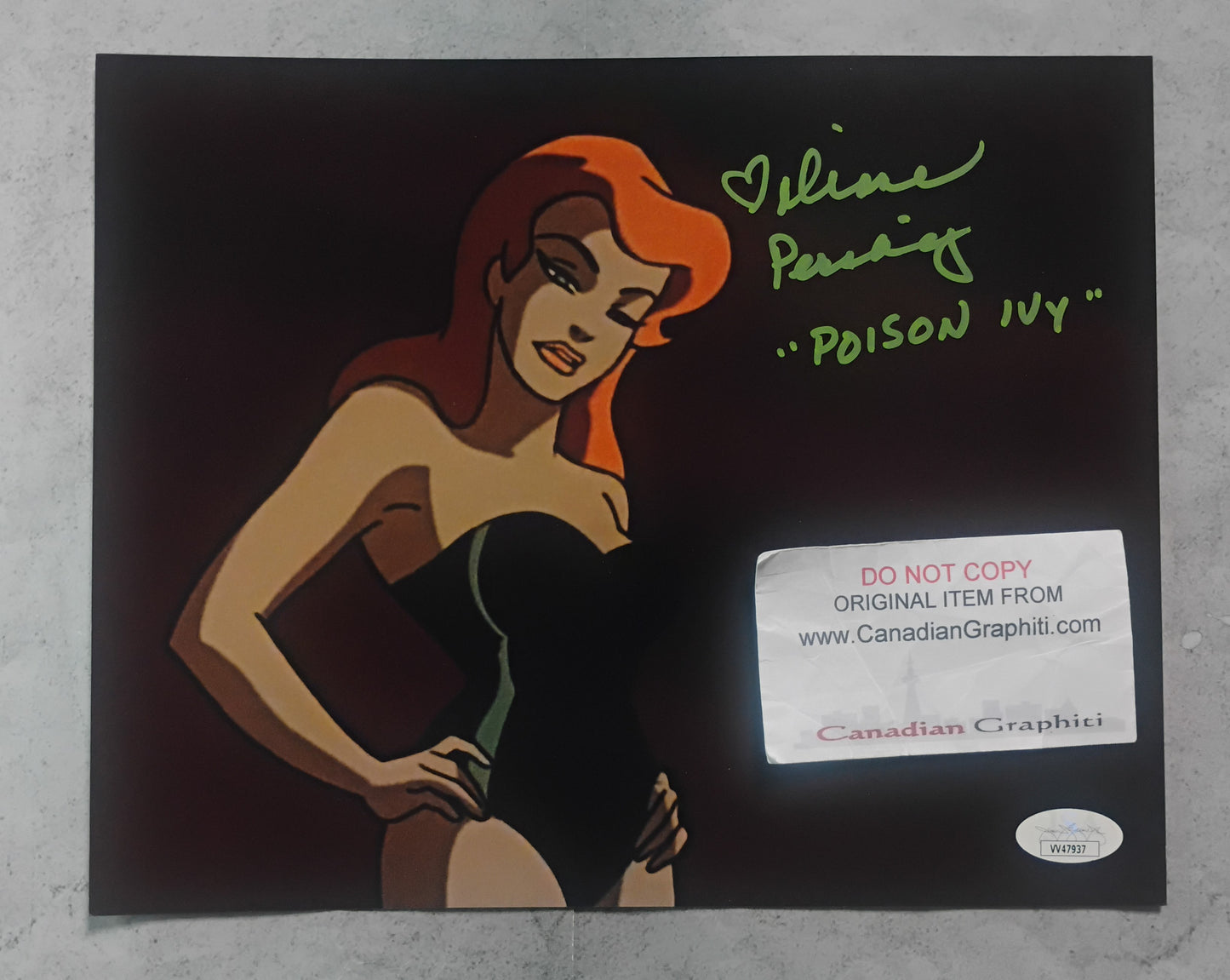 Diane Pershing Hand Signed Autograph 8x10 Photo JSA COA Poison Ivy