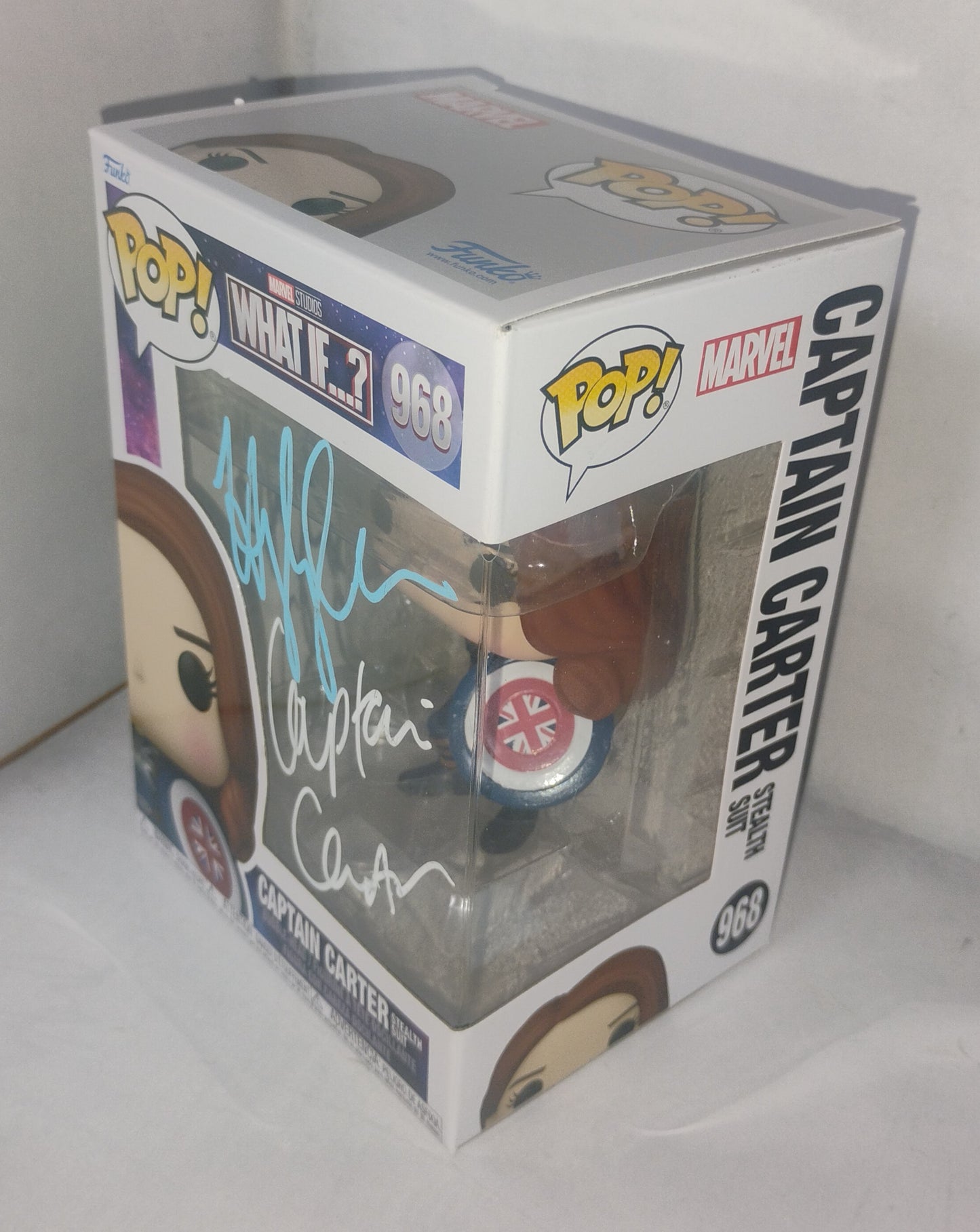 Hayley Atwell Hand Signed Autograph Captain Carter Funko Pop COA