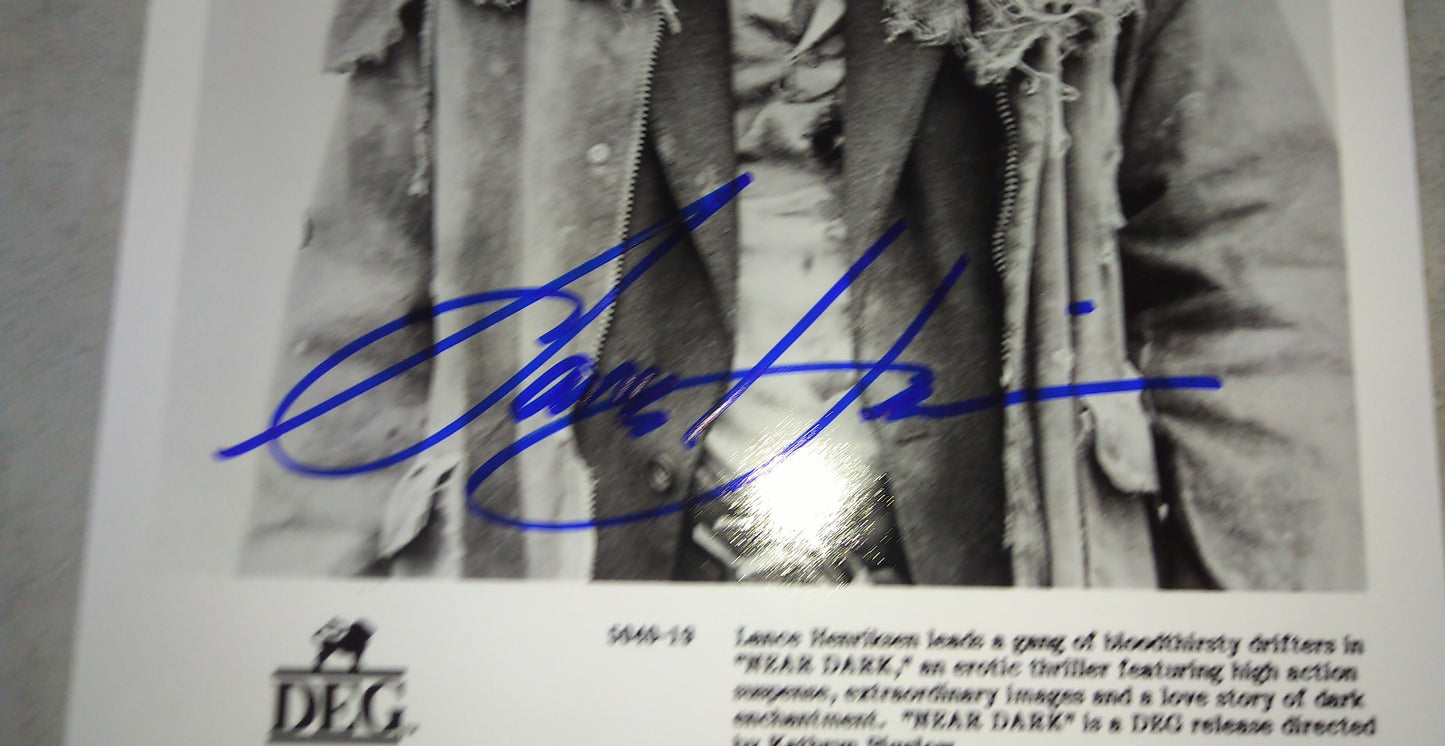 Lance Henriksen Hand Signed Autograph 8x10 Photo COA Near Dark