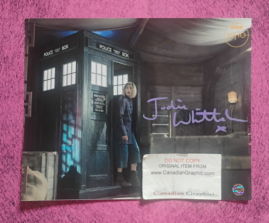 Jodie Whittaker Hand Signed Autograph 8x10 Photo COA Doctor Who
