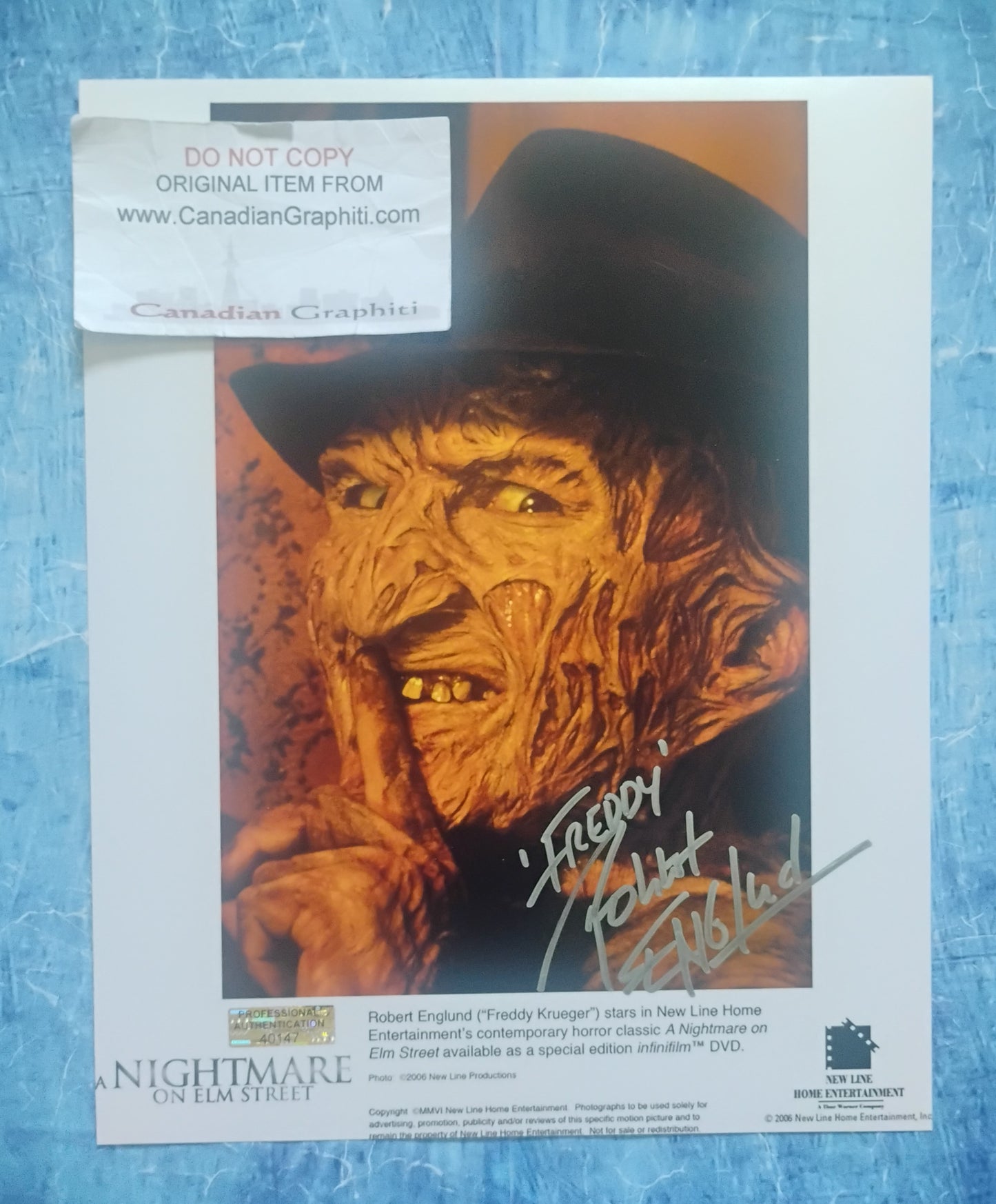 Robert Englund Hand Signed Autograph 8x10 Photo COA Nightmare On Elm Street
