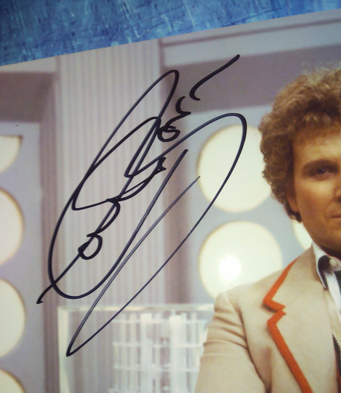 Colin Baker Hand Signed Autograph 8x10 Photo COA + JSA Doctor Who